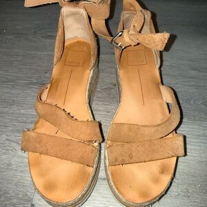 Dolce Vita Tan Suede Sandals